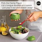 Ceramic Frog Salt Cellar with Spoon - 170g