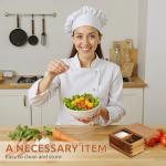 Demigo Acacia Wood Salt Cellar with Lid