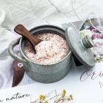 Ceramic Salt Cellar with Lid and Spoon