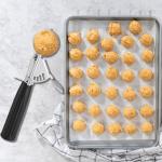 Stainless Steel Ice Cream and Cookie Scoop Set