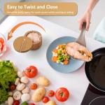 Acacia Salt Box with Lid and Spoon