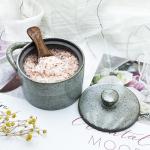 Ceramic Salt Cellar with Lid and Spoon