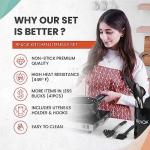 40-Piece Heat-Resistant Silicone Cooking Utensils Set