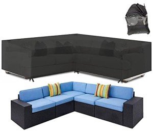 Skyour Heavy Duty Weatherproof Garden Sofa Cover