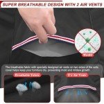 V-Shaped Waterproof Garden Sofa Cover 420D