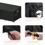 Waterproof V-Shape Garden Sofa Cover 420D