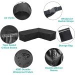 Skyour Heavy Duty Weatherproof Garden Sofa Cover