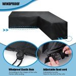Heavy Duty Waterproof L-Shaped Sofa Cover