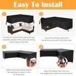 Waterproof V-Shape Garden Chair Covers - Anti-UV