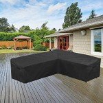 Skyour Heavy Duty Weatherproof Garden Sofa Cover