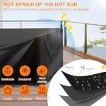 V-Shape Waterproof Garden Furniture Cover - Black