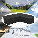 Skyour Heavy Duty Weatherproof Garden Sofa Cover