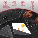V-Shape Waterproof Garden Sofa Cover - Black