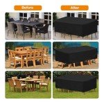 Waterproof Garden Chair Covers - 200x160x74cm