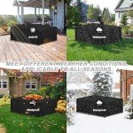 SIMPHAUS Waterproof Garden Chair Cover 200x100cm