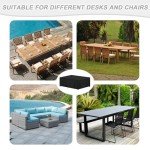 SIMPHAUS Waterproof Garden Chair Cover 200x100cm