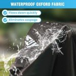Large Waterproof Garden Chair Covers - Black