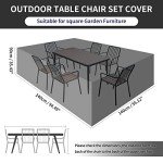 Heavy Duty Waterproof Garden Chair Covers - Green