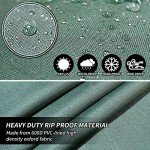 Heavy Duty Waterproof Garden Chair Covers - Green