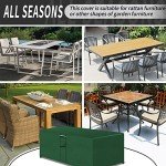Heavy Duty Waterproof Garden Chair Covers - Green