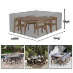 Heavy Duty Waterproof Garden Chair Covers - 110cm