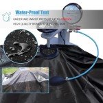 Durable Round Garden Furniture Cover - 135x80CM