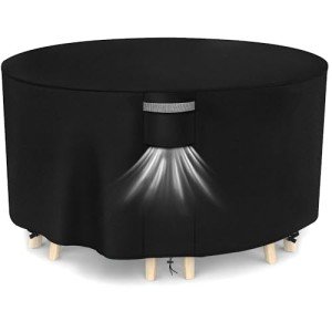 Waterproof Garden Chair Covers with Air Vent - Ø163 x 90cm