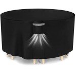 Waterproof Garden Chair Covers with Air Vent - Ø163 x 90cm