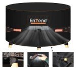 Heavy Duty Round Garden Table Cover with Vents