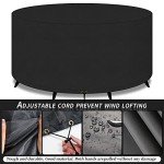 Large Round Patio Chair Set Cover, Waterproof