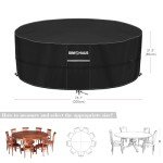 Waterproof Round Garden Chair Cover - 420D Oxford
