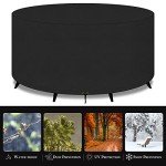 Large Round Patio Chair Set Cover, Waterproof