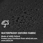 Waterproof Round Garden Furniture Covers with Air Vent