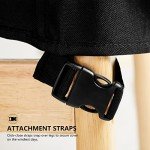 Heavy Duty Waterproof Garden Chair Cover - Black