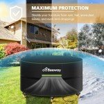 Waterproof Round Garden Table Cover with Air Vent