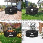 Waterproof Round Garden Chair Cover - 420D Oxford