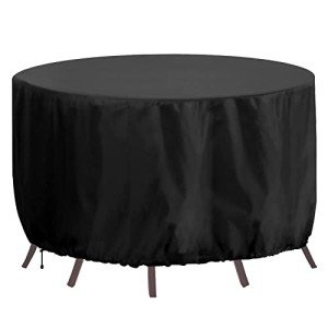 Waterproof Round Garden Table Cover, Large Size