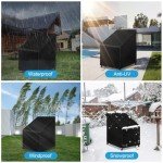 Heavy-Duty Waterproof Garden Chair Cover, 1pc