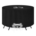 Waterproof Heavy-Duty Round Garden Table Cover