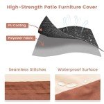 Heavy-Duty Waterproof Garden Chair Cover - 158cm