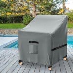 Waterproof Garden Chair Covers 2 Pack - Grey