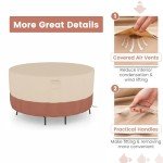 Heavy-Duty Waterproof Garden Chair Cover - 158cm