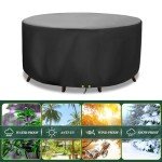 Waterproof Round Garden Table Cover 230x90cm