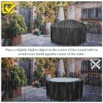 Waterproof Round Garden Table Cover 230x90cm