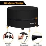 Round Waterproof Garden Table & Hot Tub Cover
