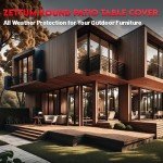 Waterproof Round Garden Chair Cover - 185cm