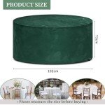 Waterproof Round Garden Chair Covers - Ø102x71cm