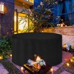 Waterproof Heavy-Duty Round Garden Table Cover