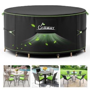 Heavy Duty Round Garden Chair Covers with Vent