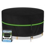 Heavy Duty Round Garden Table Cover 190x80cm